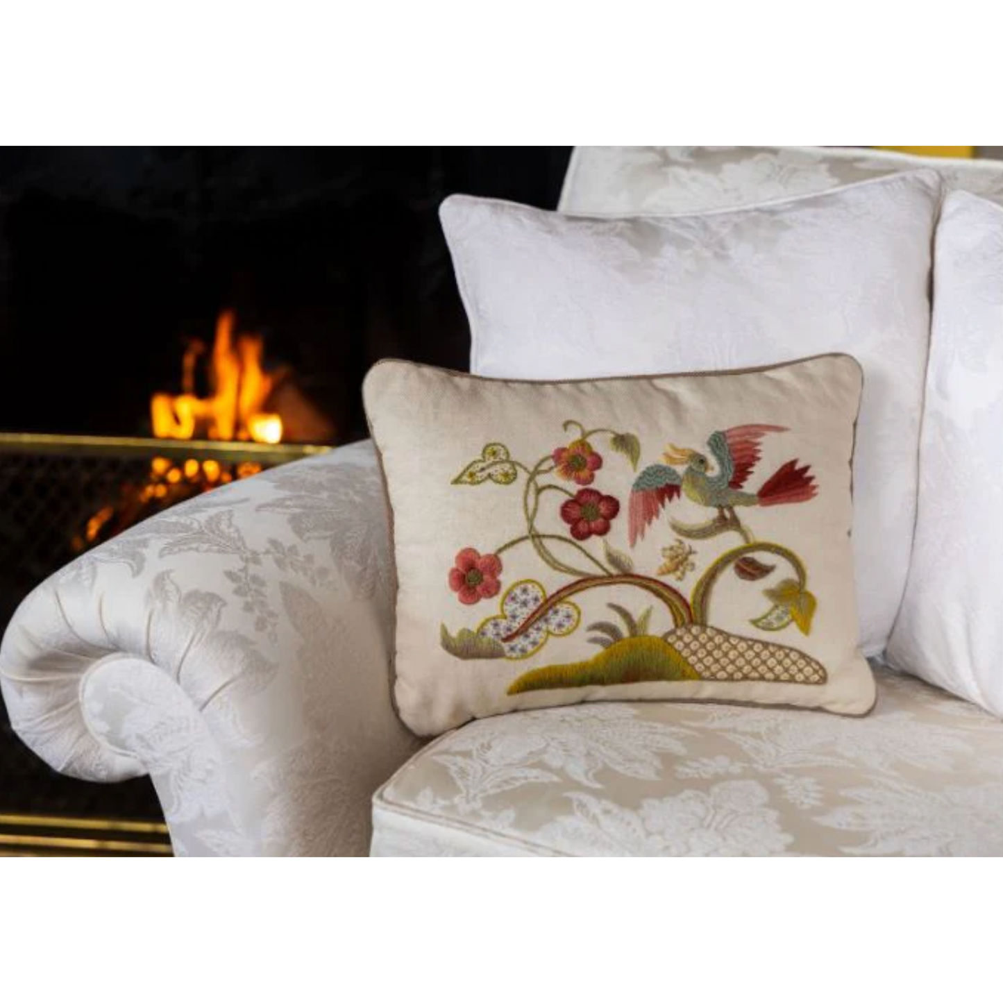 The Crewel Work Company | Phoenix & Tree Crewel Embroidery Kit