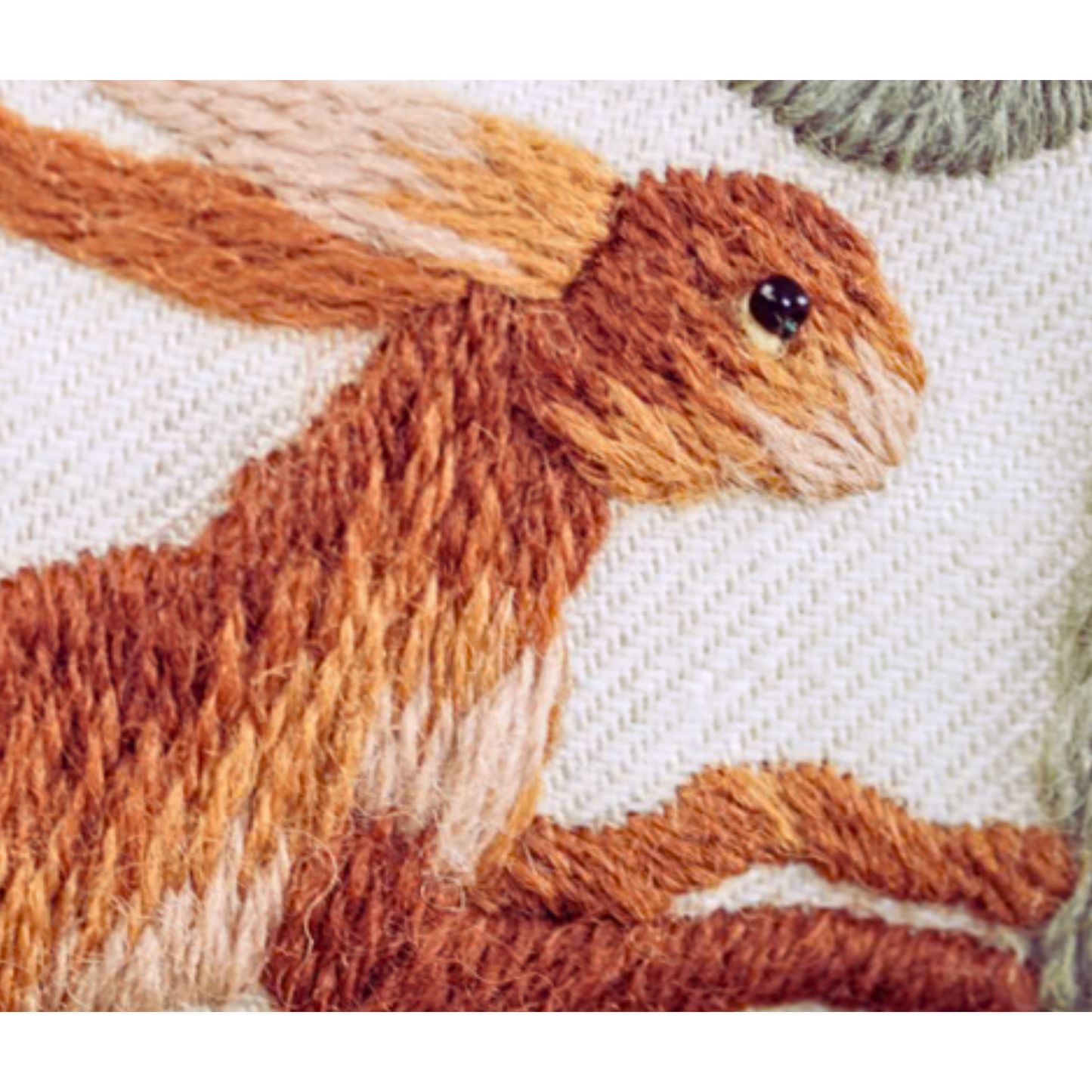 The Crewel Work Company | Running Hare Crewel Embroidery Kit