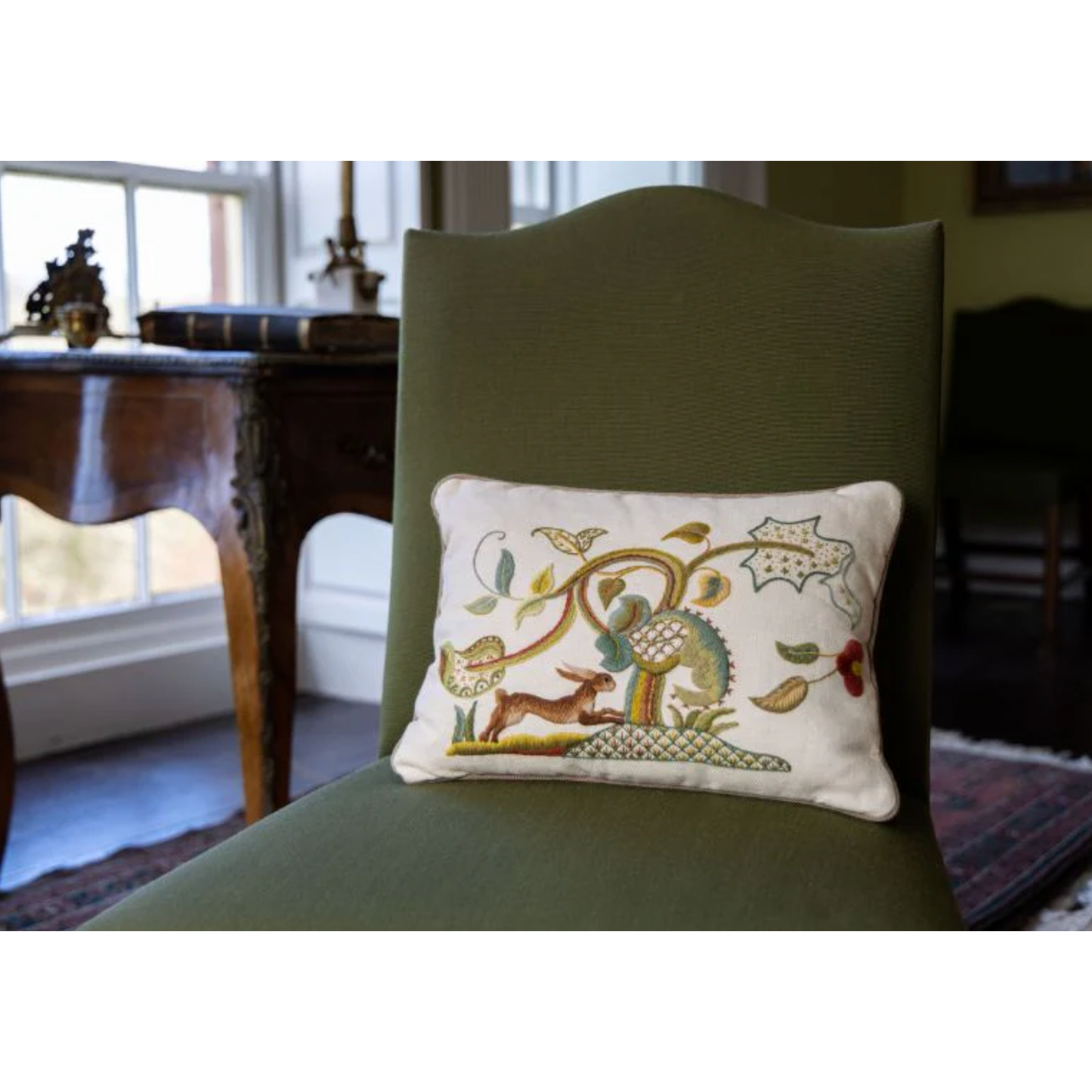 The Crewel Work Company | Running Hare Crewel Embroidery Kit