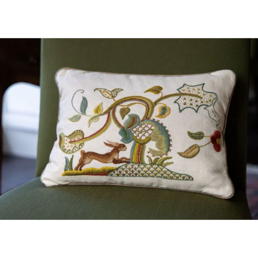 The Crewel Work Company | Running Hare Crewel Embroidery Kit