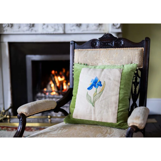 The Crewel Work Company | Spring Iris Kit Crewel Embroidery Kit
