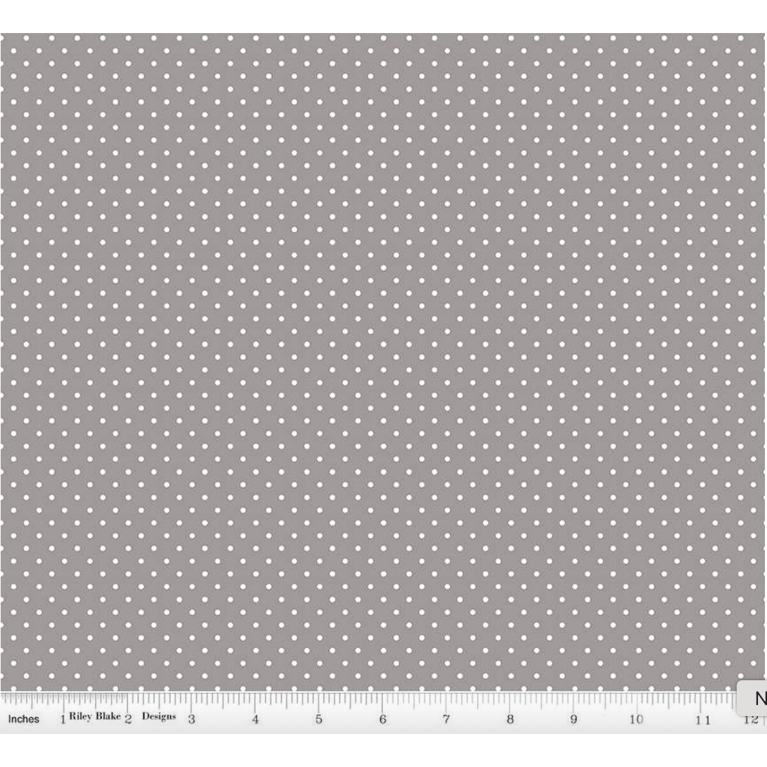 Swiss Dot ~ C670-40 GRAY