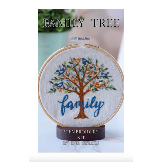 Deb Strain Embroidery Kit ~ Family Tree DSS 020