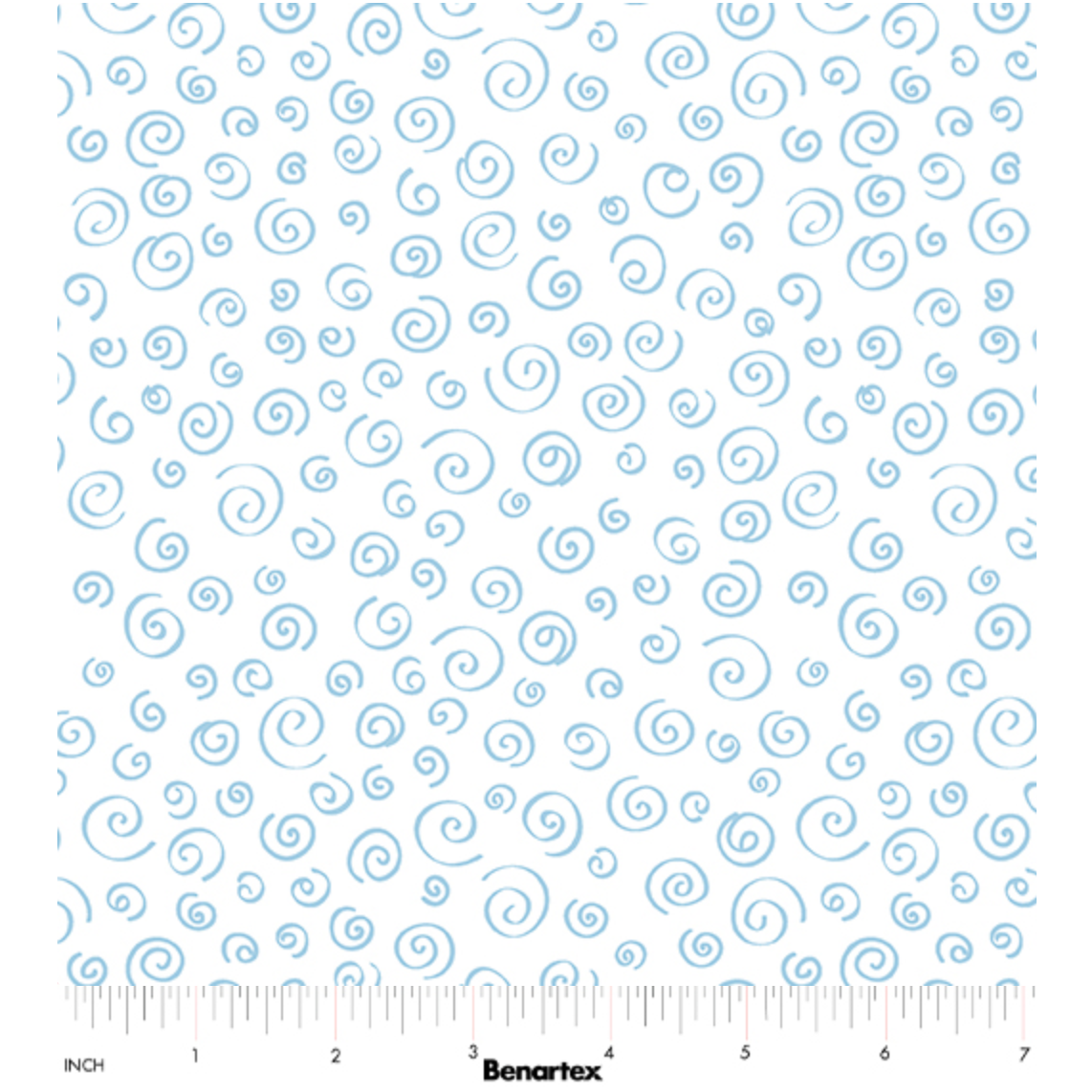 Sweet Little Lamb ~ Dreamy Swirls 14966-09 White