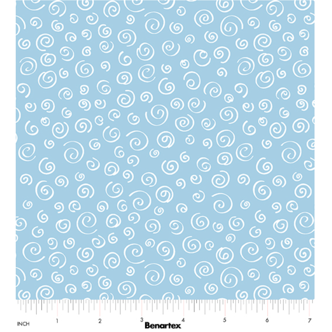 Sweet Little Lamb ~ Dreamy Swirls 14966-55 Blue