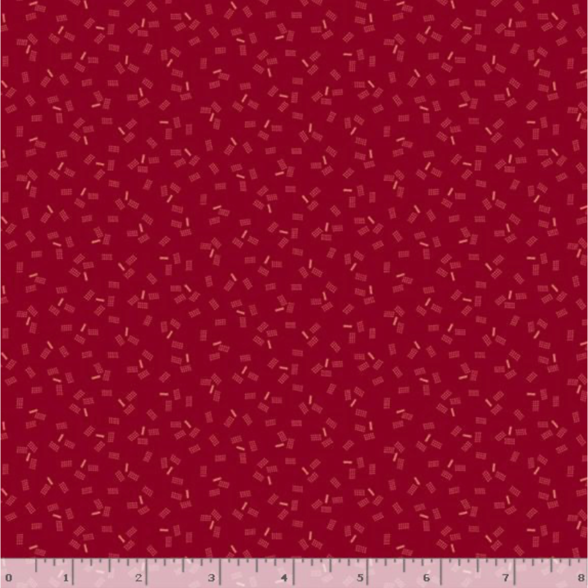New Dawn ~ Rectangles ~ R491570D Red