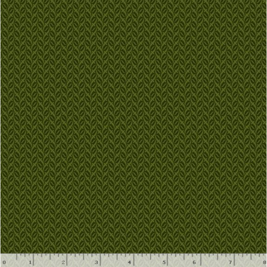 New Dawn ~ Packed Leaves ~ R491575D Green