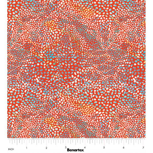 Under the Sea ~ Bubbly Trails 16533-25 Coral