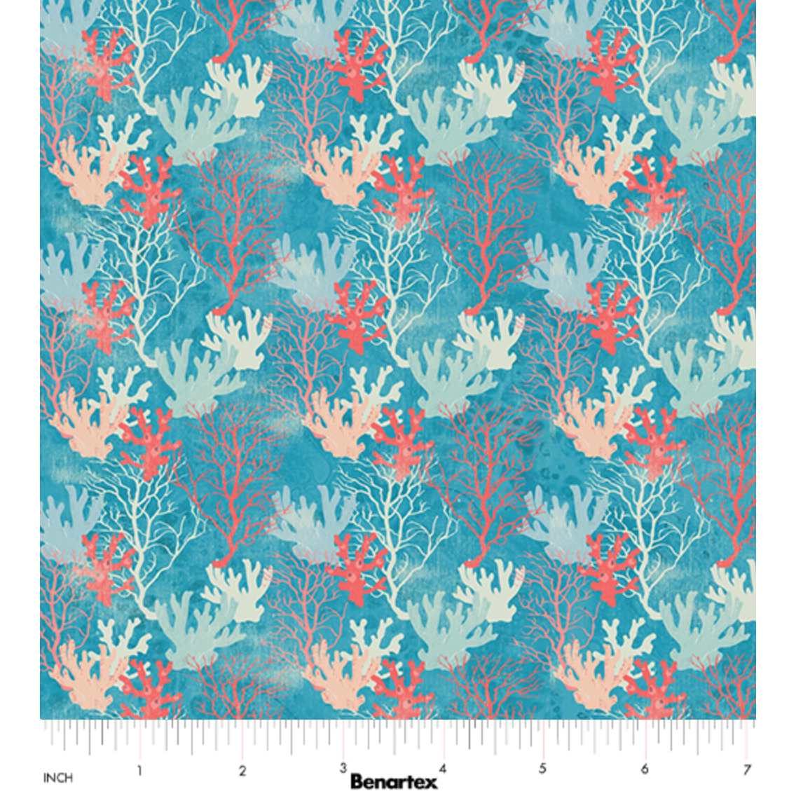 Under the Sea ~ Coral Reef 16535-82 Turquoise