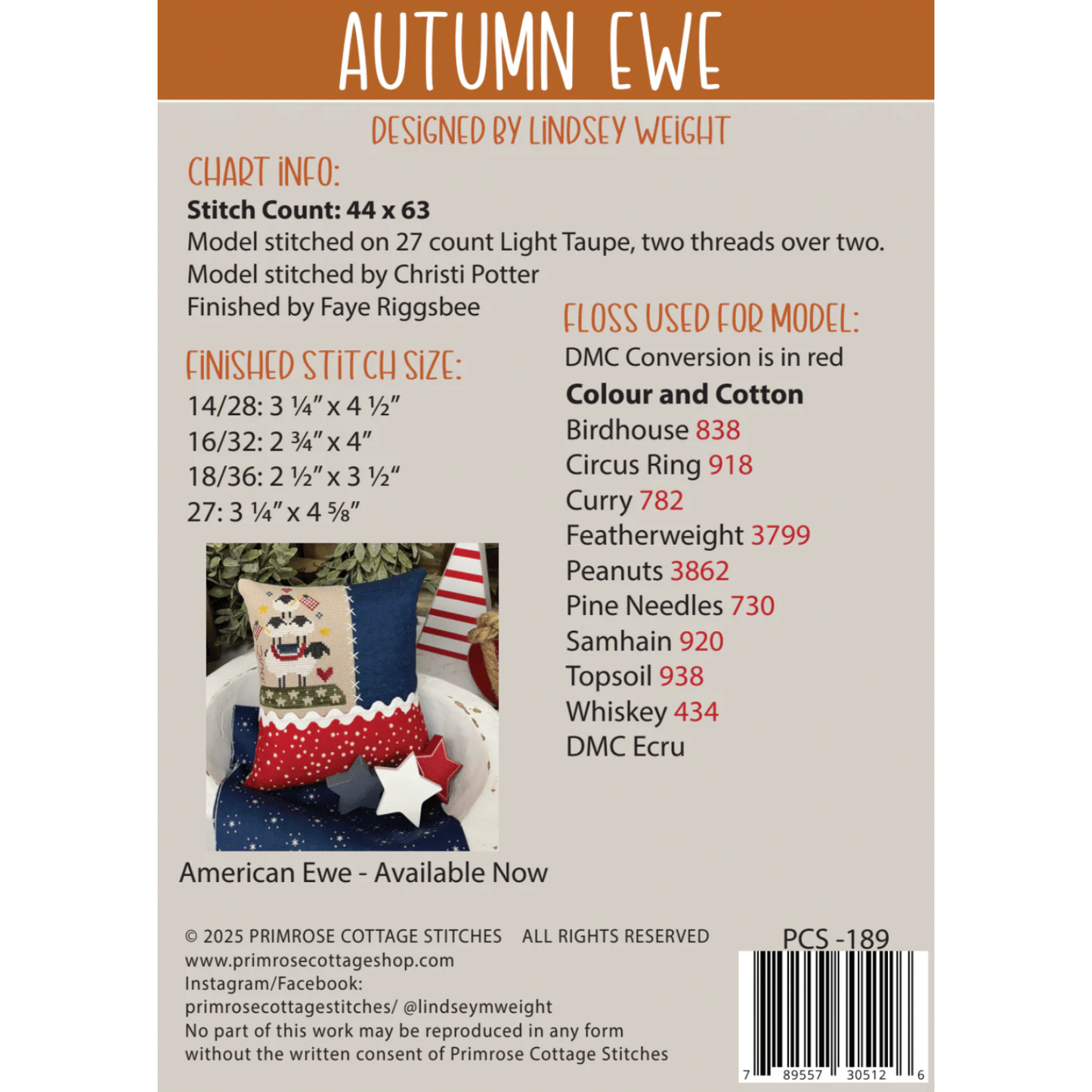 Primrose Cottage  | Autumn Ewe