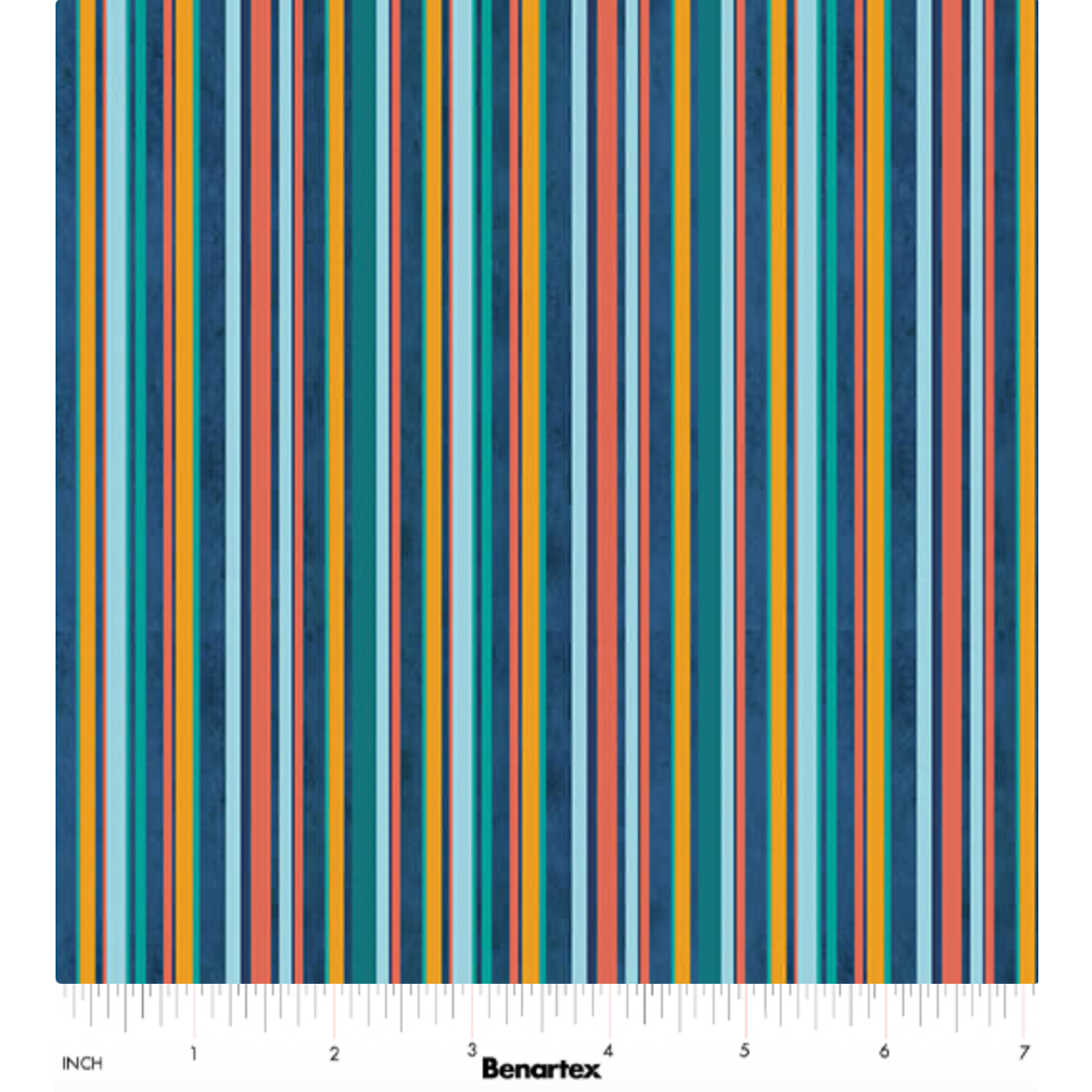 Under the Sea ~ Cabana Stripe 16531-23 Coral/Multi