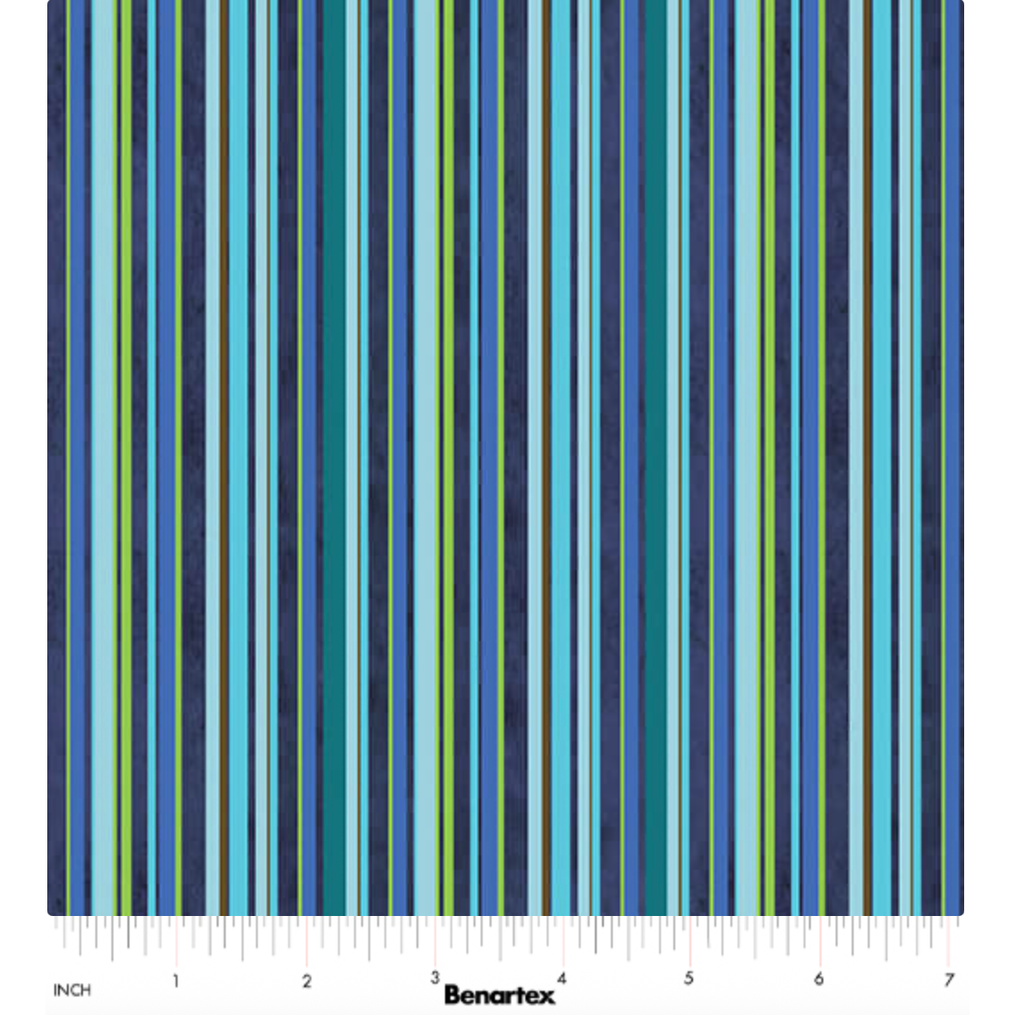 Under the Sea ~ Cabana Stripe 16531-83 Turquoise/Multi