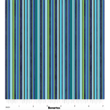 Under the Sea ~ Cabana Stripe 16531-83 Turquoise/Multi