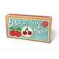 The Crafty Kit Company | 'I Love You Cherry Much!' Mini Matchbox Cross Stitch Kit