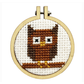 The Craft Kit Company | 'Owl You Need is Love!' Mini Matchbox Cross Stitch Kit