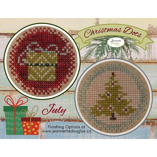 Jeannette Douglas Designs | Christmas Dots Series - July