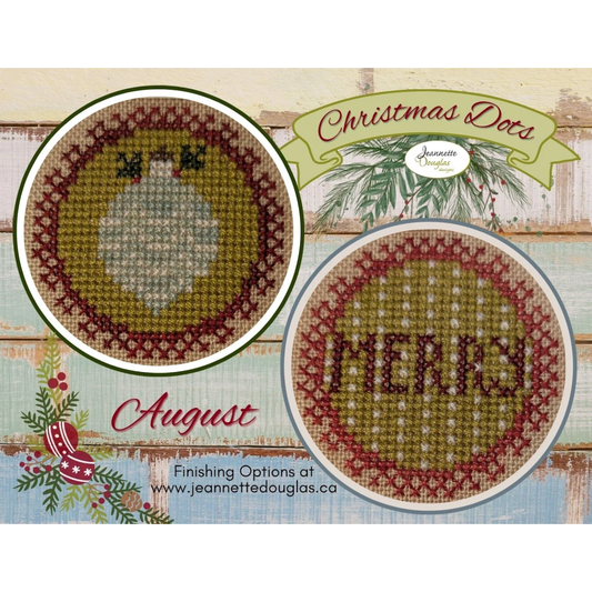 Jeannette Douglas Designs | Christmas Dots Series - August