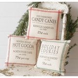 Grain Sack Holiday Pillows
