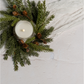 10" White Spruce & Tsuga Hemlock Candle Ring
