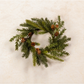 10" White Spruce & Tsuga Hemlock Candle Ring