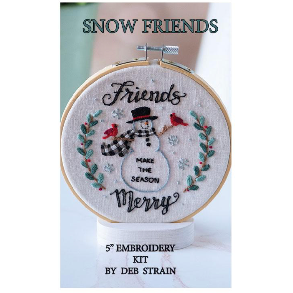 Deb Strain Embroidery Kit ~ Snow Friends