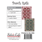 Fabric Cafe ~ Porch Rails Quilt Pattern