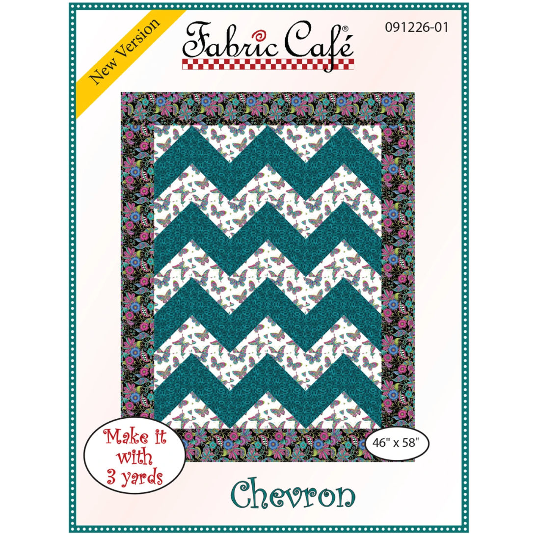 Fabric Cafe ~ Chevron Quilt Pattern
