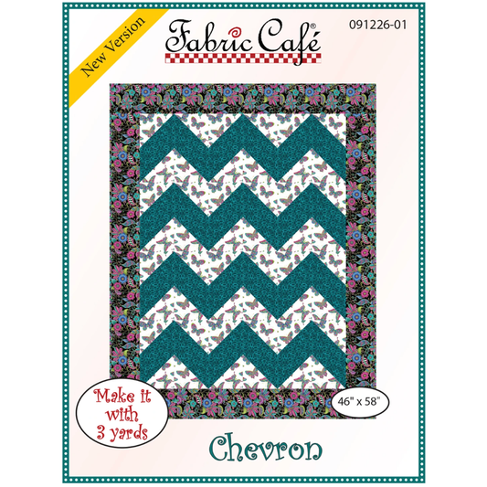 Fabric Cafe ~ Chevron Quilt Pattern