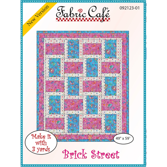 Fabric Cafe ~ Brick Street Quilt Pattern