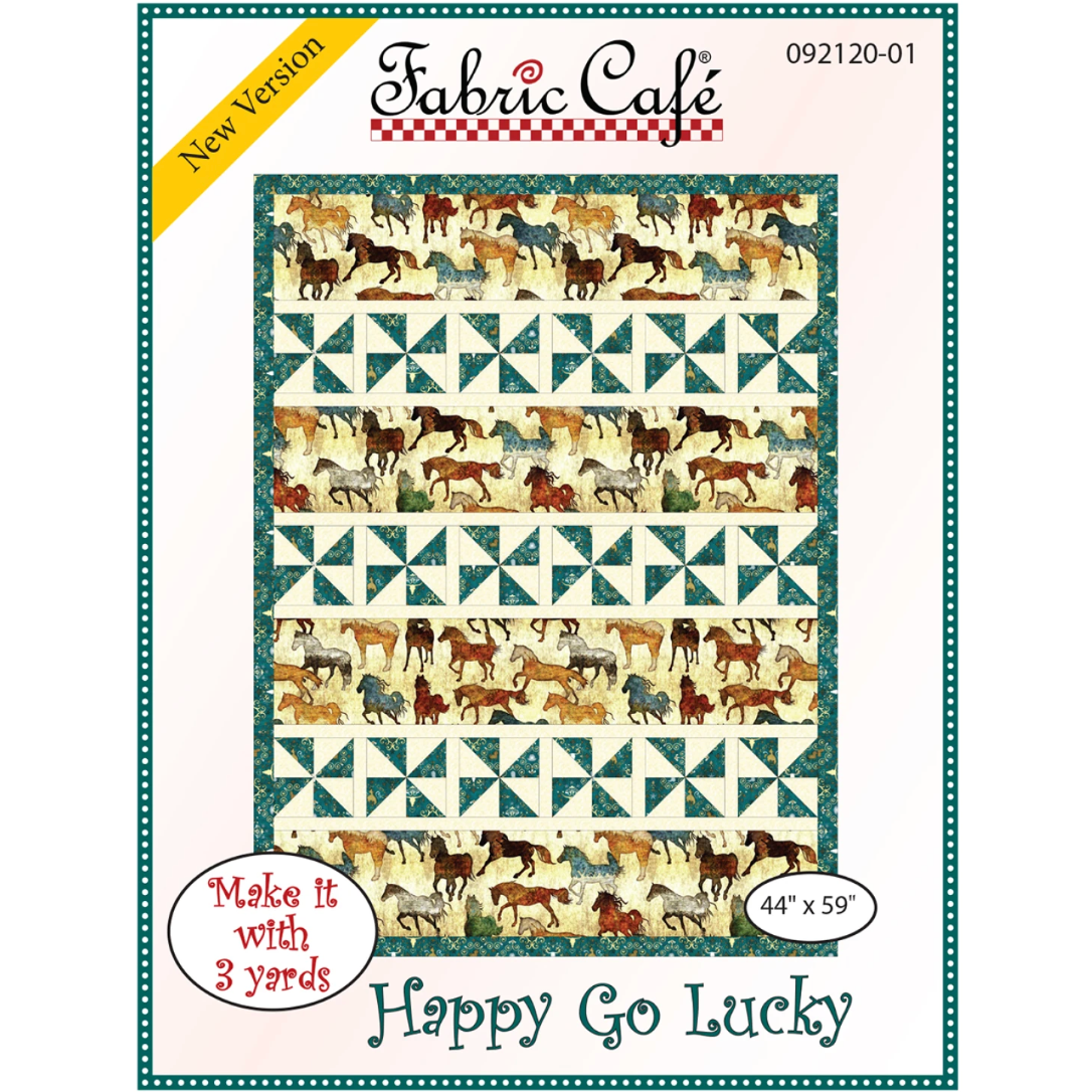 Fabric Cafe ~ Happy Go Lucky Quilt Pattern