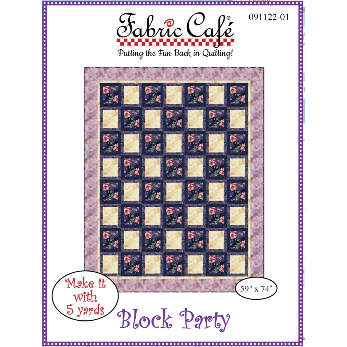Fabric Cafe ~ Block Party Quilt Pattern
