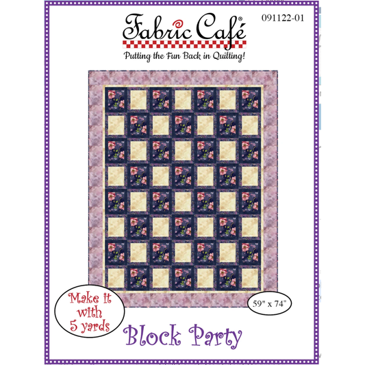 Fabric Cafe ~ Block Party Quilt Pattern