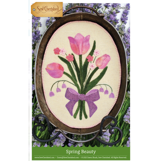 Sew Cherished ~ Spring Beauty Wool Applique Pattern