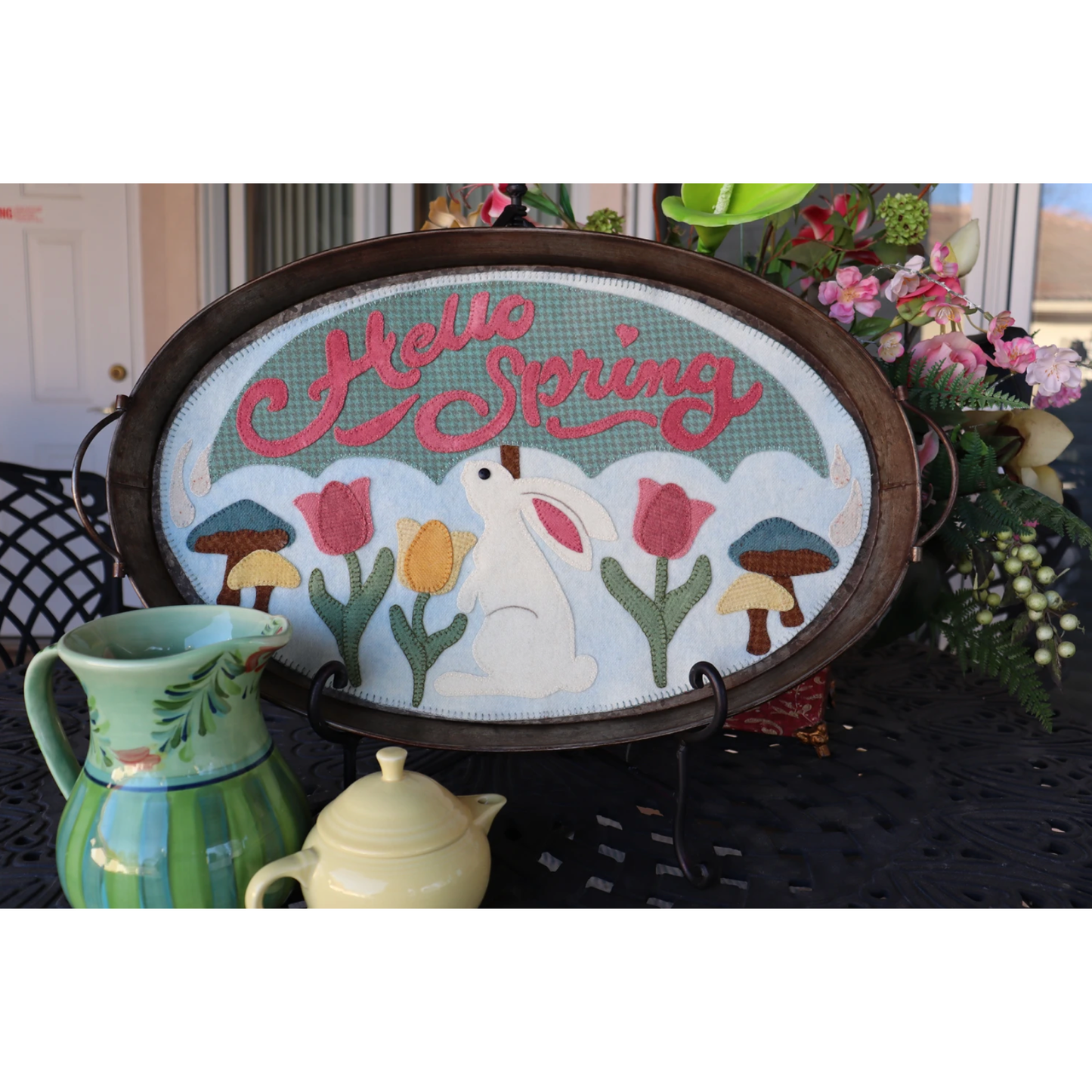 Sew Cherished ~ Hello Spring Wool Applique Pattern
