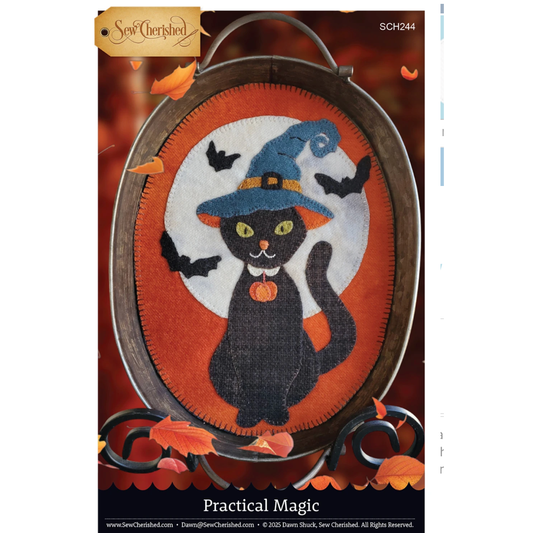 Sew Cherished ~ Practical Magic Wool Applique Pattern