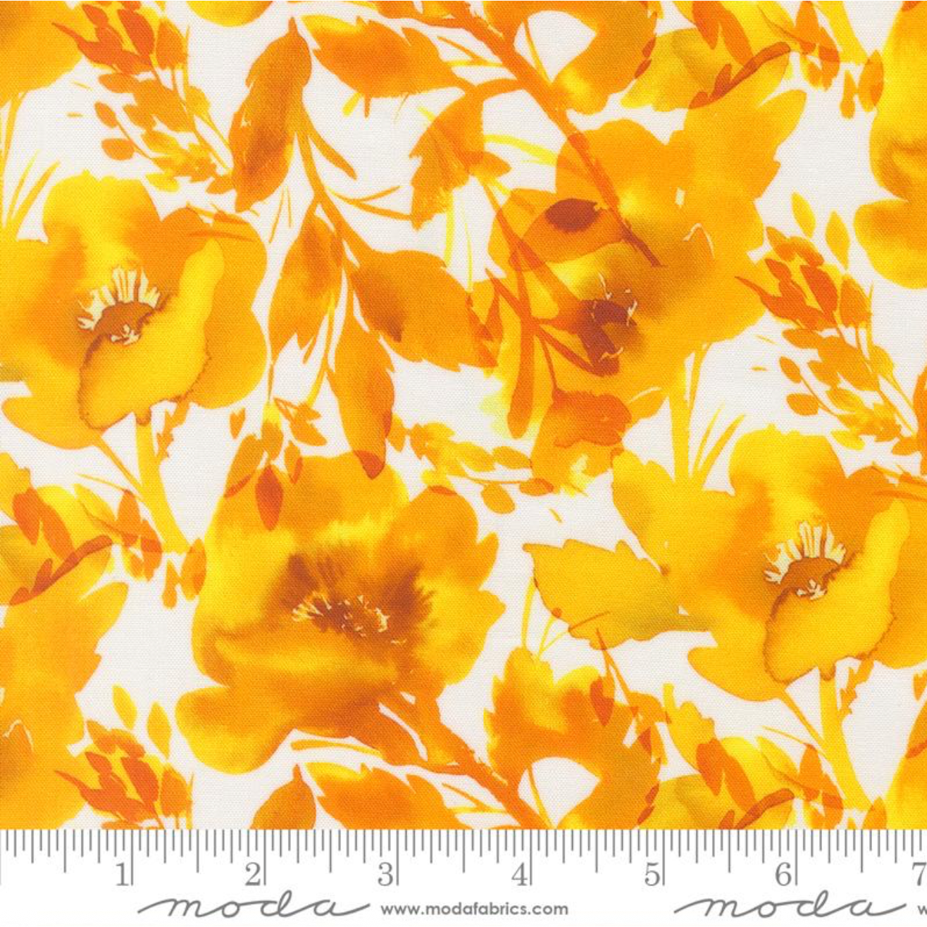 Radiant ~ Poppies ~ 21840 11 Sunshine ~ One Yard
