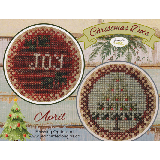 Jeannette Douglas Designs | Christmas Dots Series - April