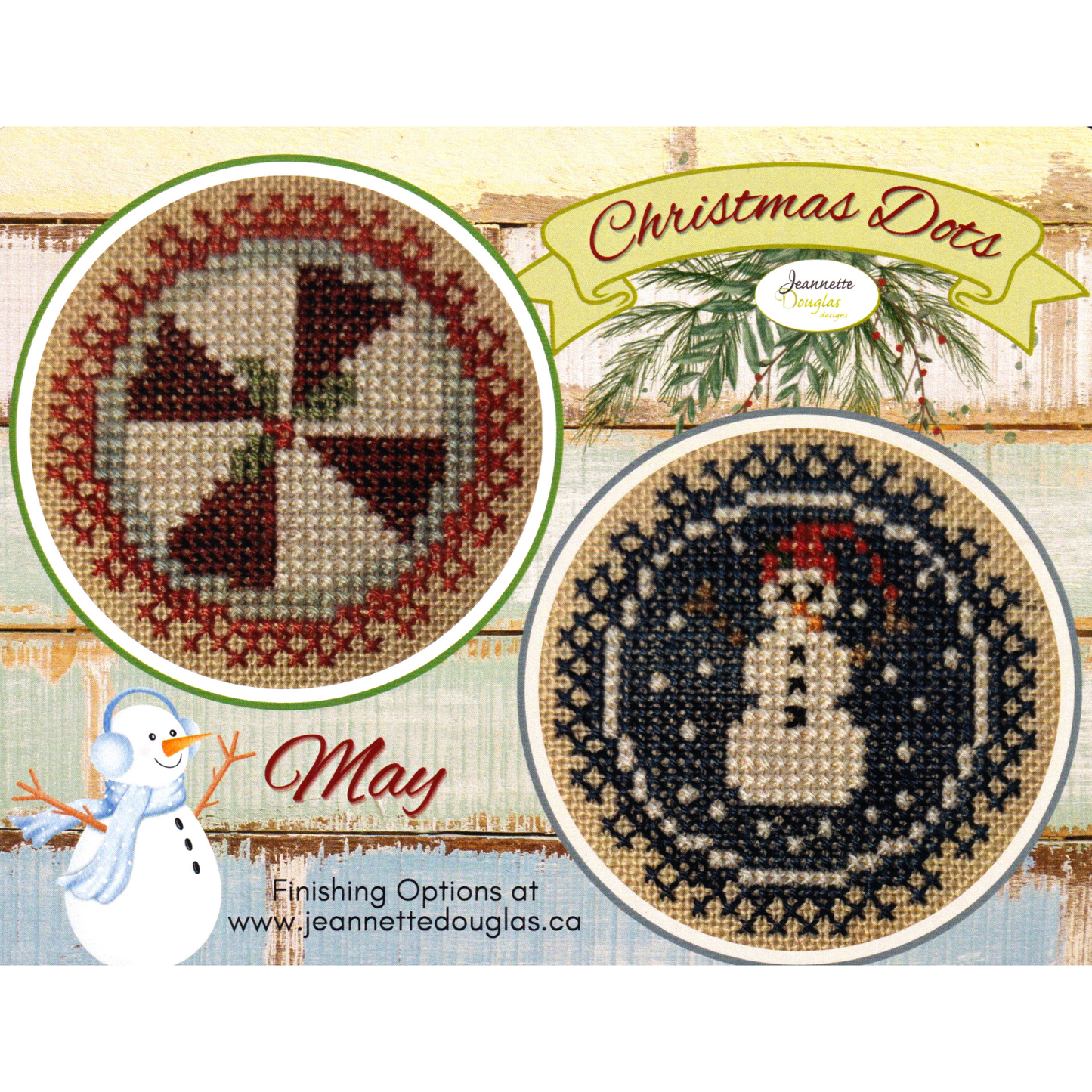 Jeannette Douglas Designs | Christmas Dots Series - May