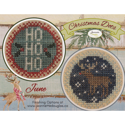 Jeannette Douglas Designs | Christmas Dots Series - June