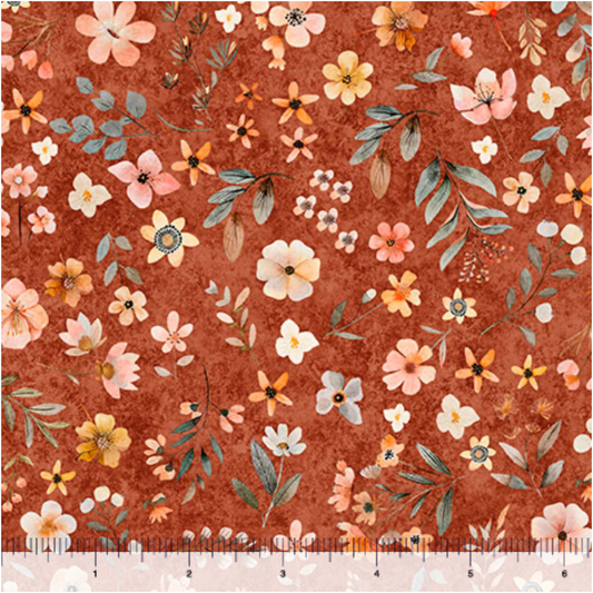 Hedgehugs ~ Floral Toss ~ 31416 O Paprika