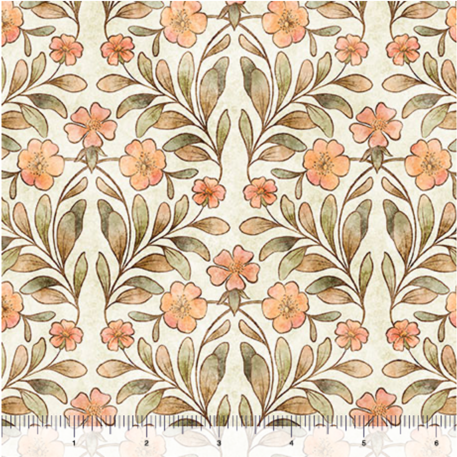 Hedgehugs ~ Floral & Leaf ~ 31417 K Lt. Gray