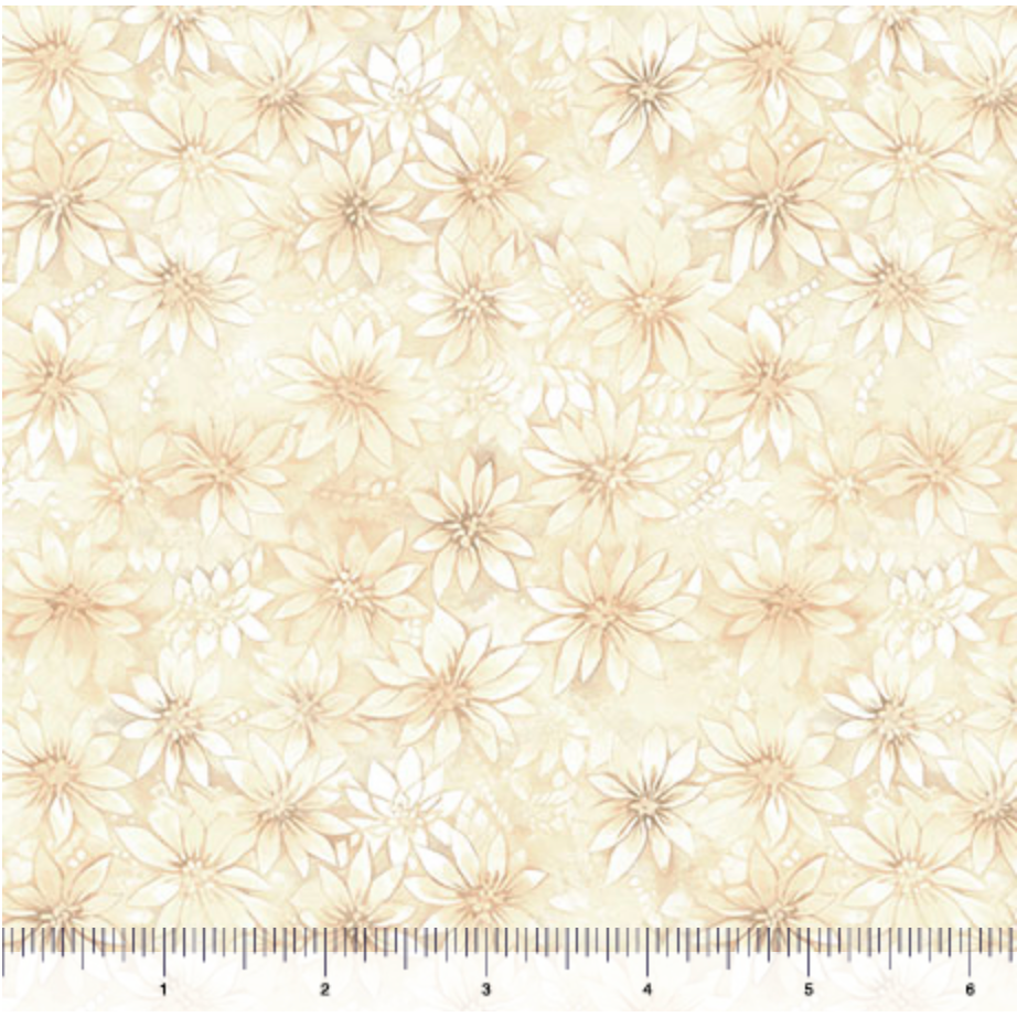 Hedgehugs ~ Daisy Tonal ~ 31418 E CREAM