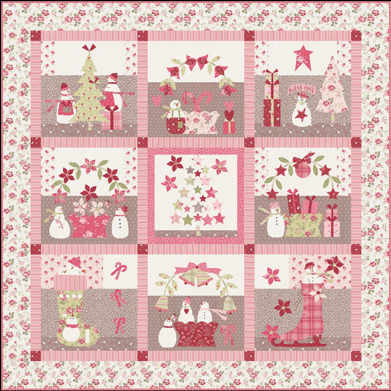 Bunny Hill Designs ~ Sweet Christmas Quilt Pattern