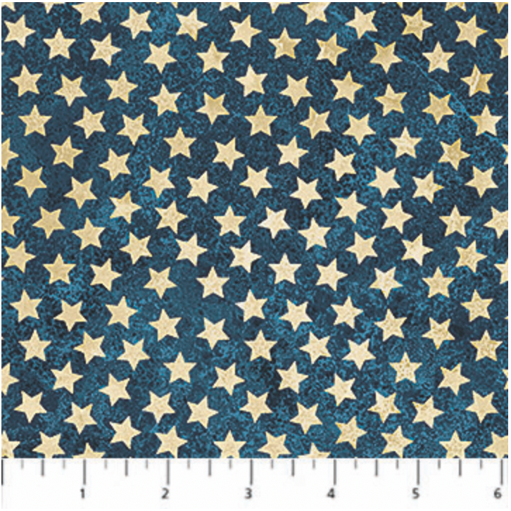 America 250 ~ Stars ~ 28375 49 Navy-Beige