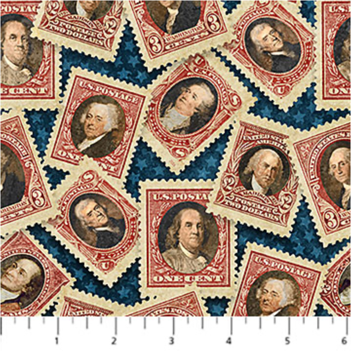 America 250 ~ Stamps ~ DP28369 49 Navy Multi