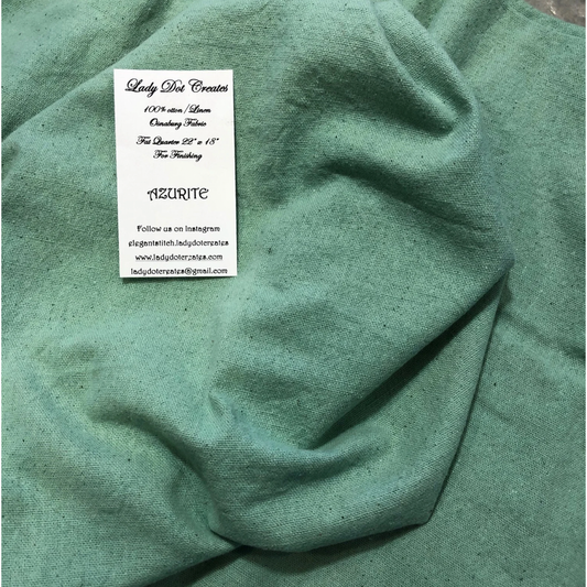 Lady Dot Creates | Hand-Dyed Osnaburg - Azurite