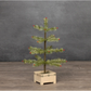 18" Green Feather Tree