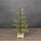 24" Green Feather Tree