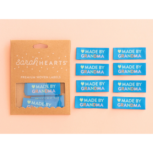 Sarah Hearts ~ Made by Grandma Label