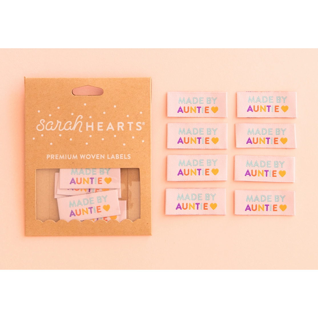 Sarah Hearts ~ Made by Auntie Label